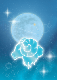 牡羊座 海と月と宇宙