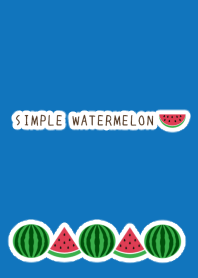 SIMPLE WATERMELON-BLUE-WHITEj