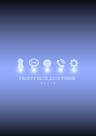 FROSTY BLUE ICON THEME -MEKYM-