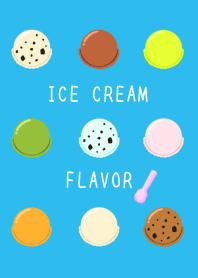 ICE CREAM FLAVOR/BLUE/GREEN