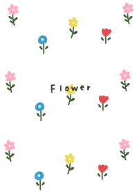 Cute colorful floral pattern.