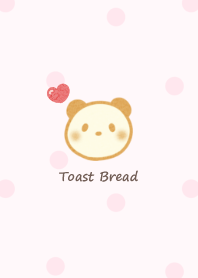 Panda Toast -strawberry- dot