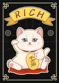 The maneki-neko (fortune cat)  rich 8