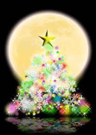 イルミネーションツリー7（満月）