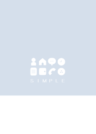 SIMPLE(white blue)V.318b