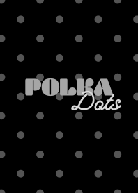Polka Dots (Dark Gray & Black)