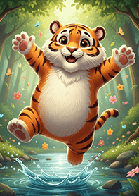 Tiger : I'm in the forest.