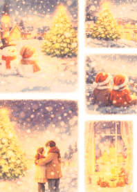 Merry Christmas01 brown & yellow