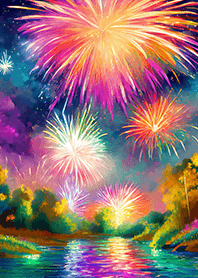 Beautiful Fireworks Theme#253