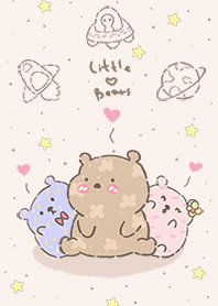 cutie bears in galaxy