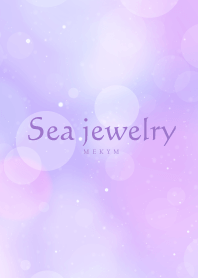 SEA JEWELRY-MILKY PURPLE BLUE 16