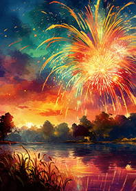 Beautiful Fireworks Theme#375