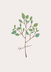 北欧ボタニカル・ナチュラル・グリーン木