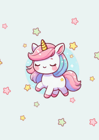 cute rainbow unicorn