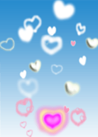 青空にハート
