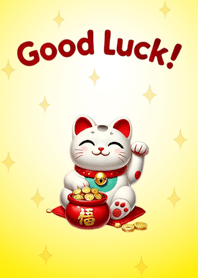 แมวนำโชคธุรกิจเงินทองรวยและความรักที่ดี