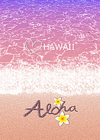 ハワイ＊ALOHA+0 ピンク