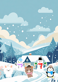 可愛い北欧風着せかえ(Winter-995)