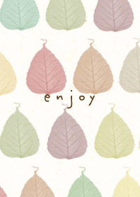 カラフル 葉っぱ 17