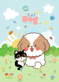 Cat&Dog Garden Galaxy Kawaii