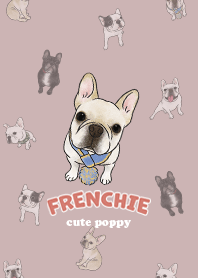 frenchie4 / rose pink