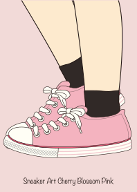 Sneaker Art Cherry Blossom Pink