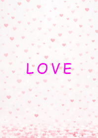 Simple Hearts | White x Pink#11