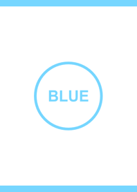 Simple White & Blue No.3-3