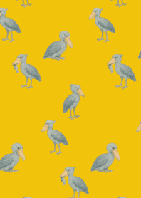 I am a shoebill2 on yellow JP