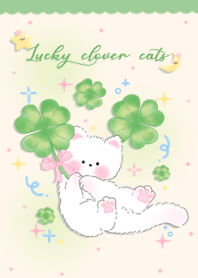 Lucky clover cats