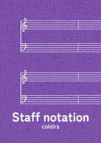 Staff notation Clr ver_Purple01