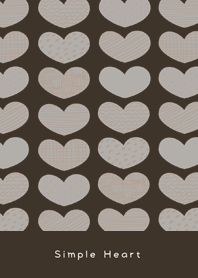 Simple Heart[Nordic BROWN]