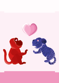 ekst Red (Monkey) Love Blue (Tiger)