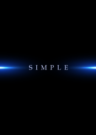 SIMPLE BLUE LIGHT -BLACK- 7