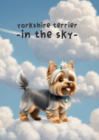 yorkshire terrier in The Sky Theme