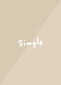 Simple 2 color beige19