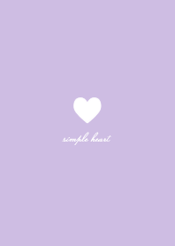 simple heart  purple 1