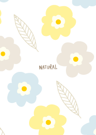 Cute 3colored flowers and leaves29 Japan