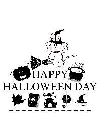 Jonkrak baby rabbit : Halloween (white)