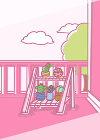 Painted planting J-pink (Pi1)