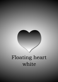 Floating Heart -White-.