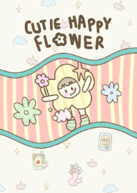 cutie happy flower