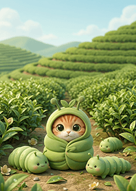 Orange Cat : Green Tea Caterpillar 3