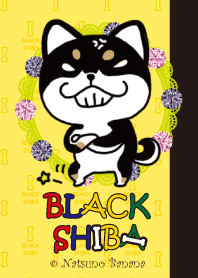 Negative black Shiba Yellow