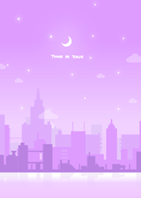 都市 : 紫の