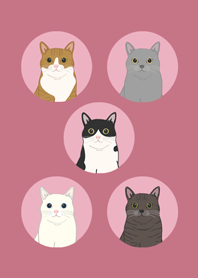 喵！喵！(玫瑰霧粉)