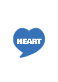SIMPLE HEART -BLUE