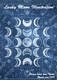 Lucky Moon Illustration