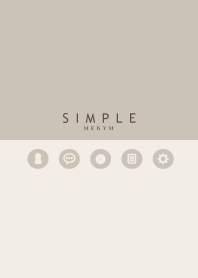 SIMPLE ICON-BROWN- 16
