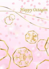風水～Happy Octagon サクラピンク